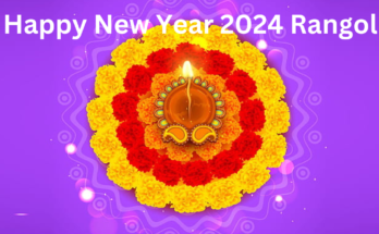 Happy New Year 2024 Rangoli